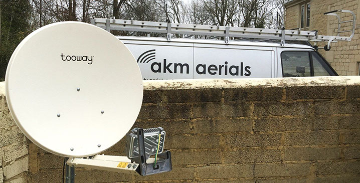 satellite broadband Dursley